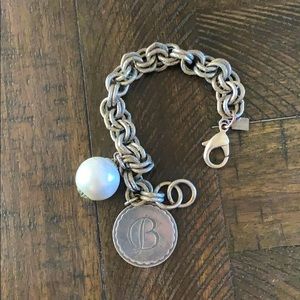 John Wind Silver B Bracelet